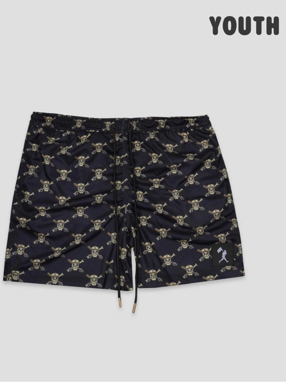 Baseballism Youth Large Sticks and Stones Diamond Air Mesh Shorts